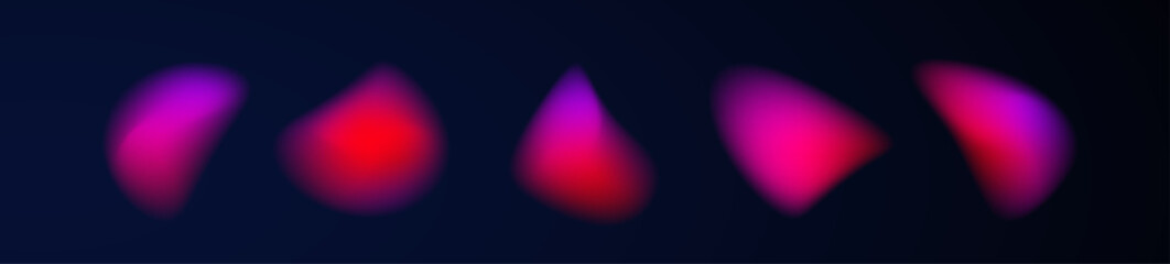 Abstract background gradient shape aura blur mesh design three-dimensional element gradation vector blurry colours icon holographic fluid blend circle