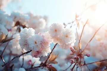 Soft Focus Springtime Cherry Blossoms