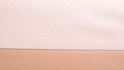 Two-toned, textured faux leather surface.