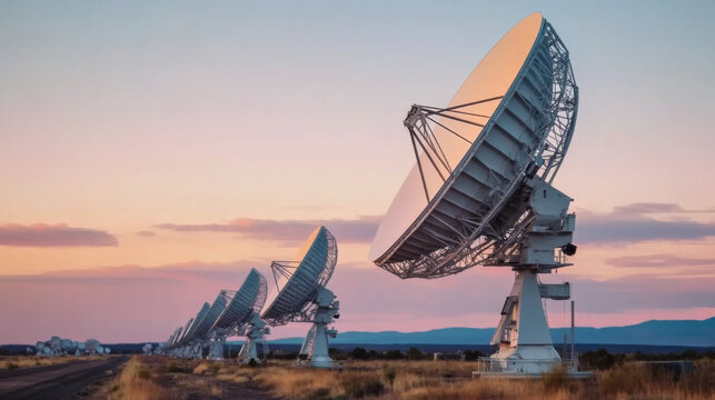 Very Large Array satellite dishes