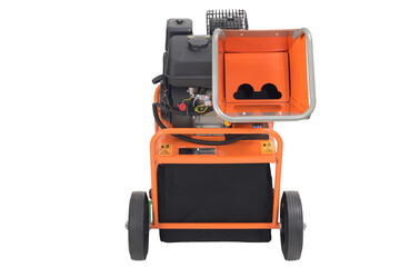 Fototapeta premium branch shredder isolated on white background