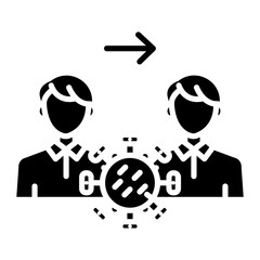 Disease Transmission Icon