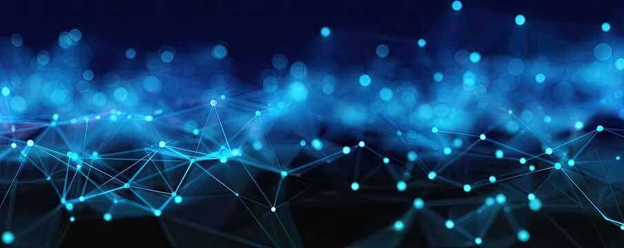 Digital Network Visualization Global Abstract Art Cyber Environment Aesthetic Viewpoint Technology Concept