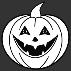 Halloween. Halloween Icon Set. Halloween set clipart vector. Halloween Flat Design Icon Set. Set of Halloween Pumpkins Silhouette. Halloween cartoon vector