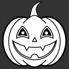 Halloween. Halloween Icon Set. Halloween set clipart vector. Halloween Flat Design Icon Set. Set of Halloween Pumpkins Silhouette. Halloween cartoon vector