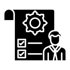 Obraz premium Project Management Icon
