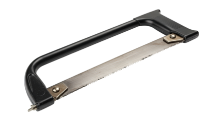 Adjustable Hacksaw with Sturdy Black Handle for Precision Cutting Tasks