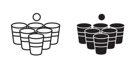 Beer pong icon