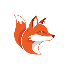 Obraz premium ICON HEAD FOX VEKTOR