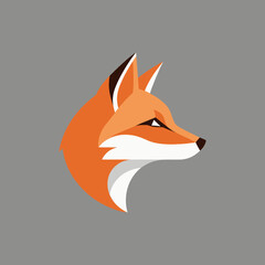 Obraz premium ICON HEAD FOX VEKTOR