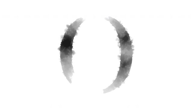 The letter &ldquo;O&rdquo; appears as if ink has bled onto the paper, serif