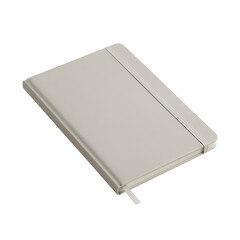 notebook on white background.