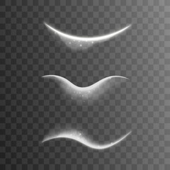 Frost splash glistering light blizzard snow wind cold effect vector ice smoke fog blow isolated motion transparent design