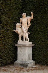 Fototapeta premium coucher de soleil, Château de Versailles, Yvelines, 78, France