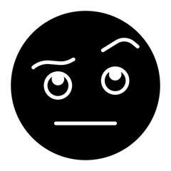 Face with Raised Eyebrow Icon