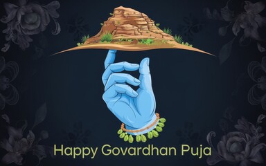 Govardhan Puja Artwork