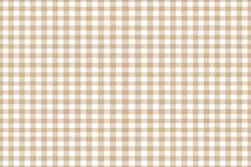 Tan and white color plaid pattern background. plaid pattern background. Seamless pattern 