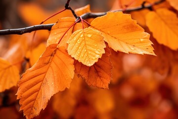 Obraz premium Fall foliage autumn plant leaf.