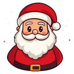 santa claus, christmas, festival, vector, transparent background, santa, xmas, beard, hat, winter, happy, celebration, season, december, father christmas, gift, merry