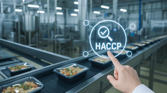 Haccp hazard analysis ensures critical control point management for food safety and quality assurance in production and factory environments