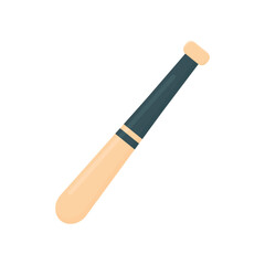 Wooden baseball bat. Elements of sports equipment. Self-defense.