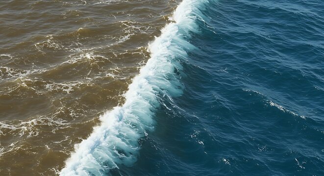 二つの海 境界の波動