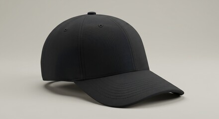Blank Black Baseball Cap:  Perfect for Customization