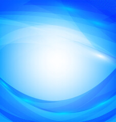 Obraz premium abstract blue wave background