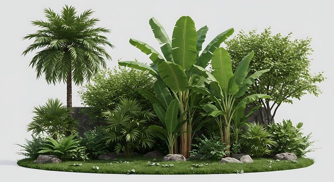 熱帯の息吹、3Dが生み出す楽園