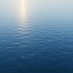 Obraz premium 水平線の光と影