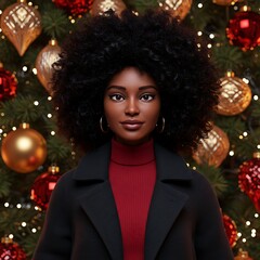 祝祭の輝きを纏う、デジタル肖像