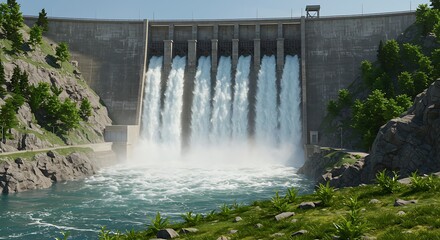 ダムの息吹、躍動する水