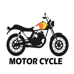 Motorcycle, Vector illustration of colorful scooters on a white background