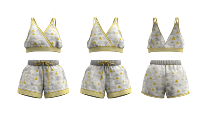 A versatile collection showcasing a vibrant assortment of four distinct styles of shorts perfect for various occasions from casual outings to athletic activities displayed in a clean studio setting.