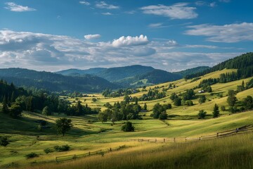 Obraz premium Idyllic Summer Landscape