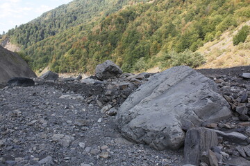 rocks in the mountains