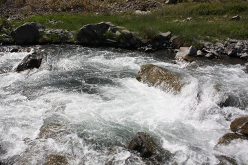 river in the mountains