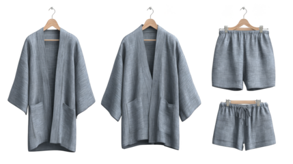 A curated collection of four essential apparel items showcasing a stylish and versatile ensemble for modern fashion. This set features a coordinated look with complementary garments.