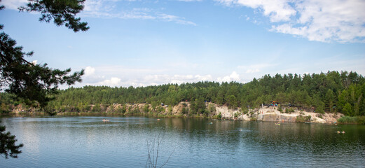 lake in the mountains