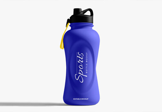 Sports Water Bottle Mockup