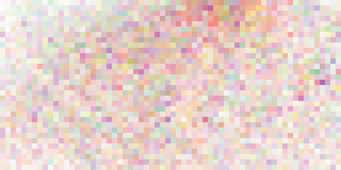 Abstract mosaic pixelated background in soft pastel hues for creative design projects