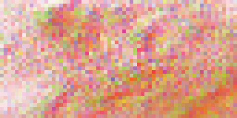 Colorful pixelated abstract background featuring a soft pastel palette with pink yellow green and orange tones suitable for digital designs