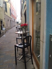 street cafe in the old town