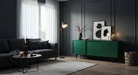 Emerald Shadow & Grey Light