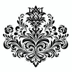  vector image of floral ornament design