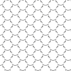 Abstract Interlocking Arc Pattern Vector Illustration