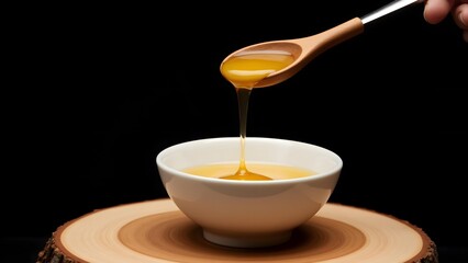 A spoonful of golden sweetness