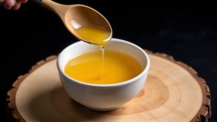 A spoonful of golden sweetness