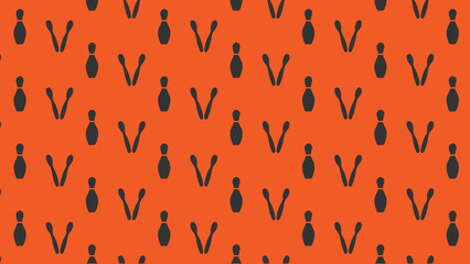 Juggling vector pattern design multicolored