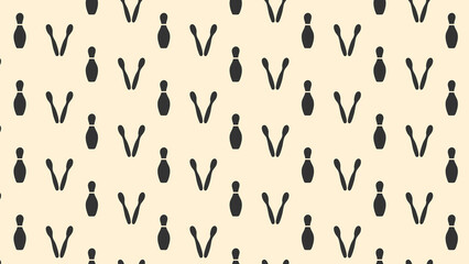 Juggling vector pattern design multicolored